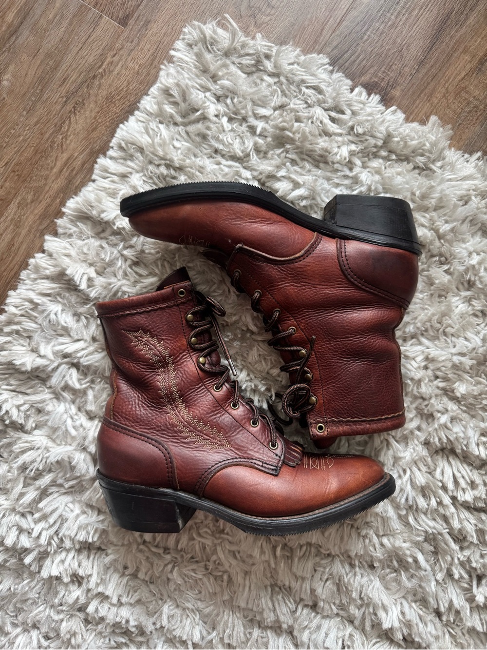 Vintage Justin Roper Boots Made in the USA